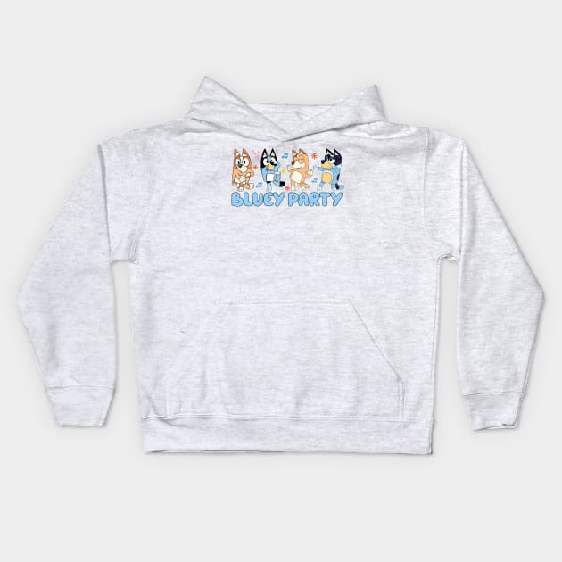 Bluey Party Kids Hoodie by Inspire Gift